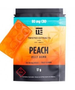 Twisted Extracts CBD Peach Jelly Bomb