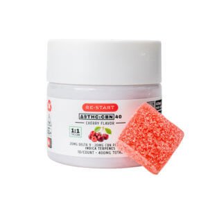 Delta 9 CBN 40MG Cherry Indica Gummies 10-ct (1:1)